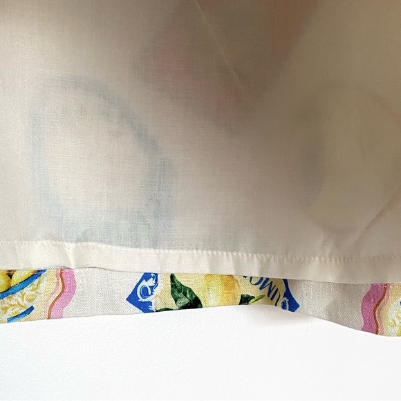 NWT Rachel Zoe Women's Linen Blend Italian Coast Sleeveless Crop Top Size Medium - Picture 11 of 13